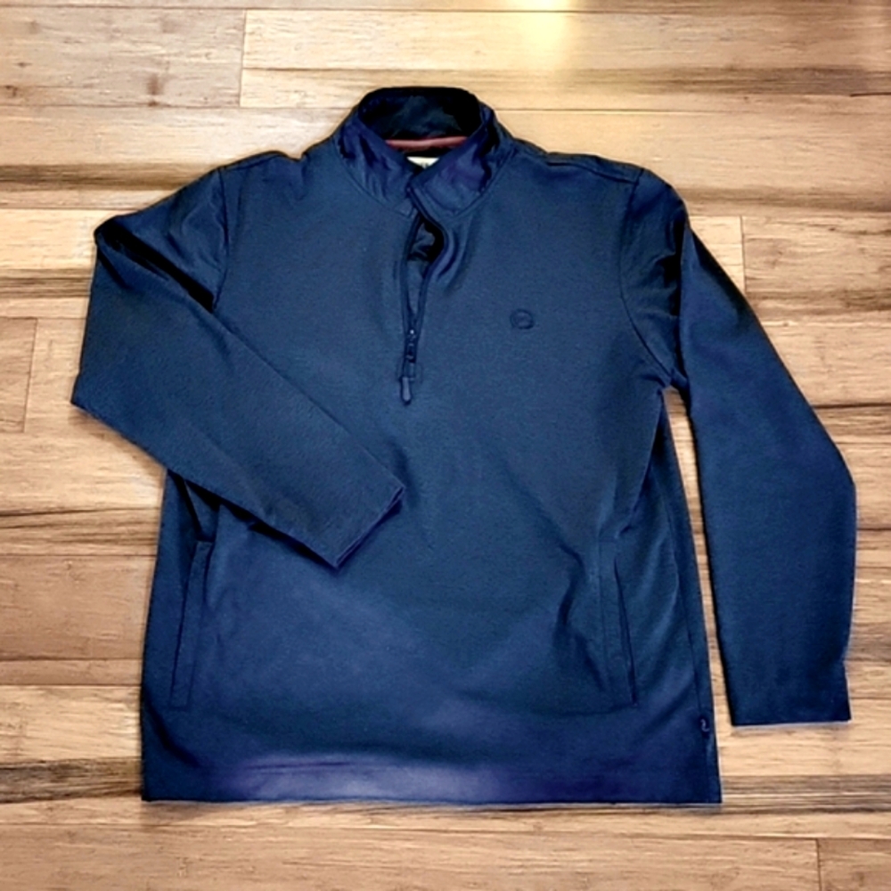Mens Black 1/4 zip. Large. Excellent Condition.
